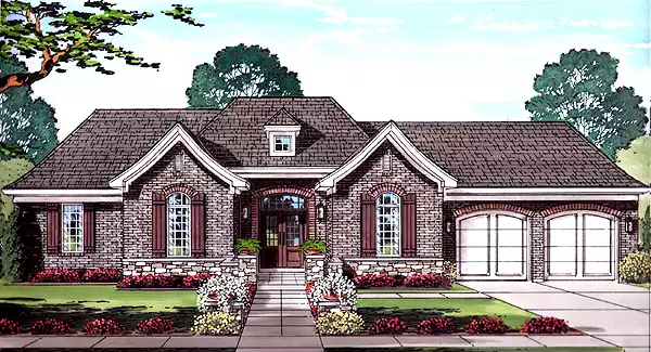 image of ranch house plan 6989